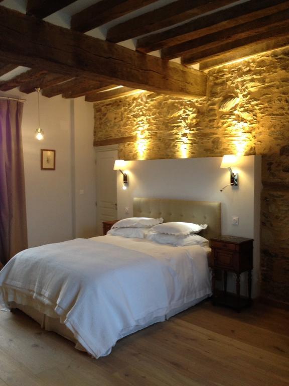 לינה וארוחת בוקר Bourg-d'Ire Le Manoir De La Vieille Douve חדר תמונה